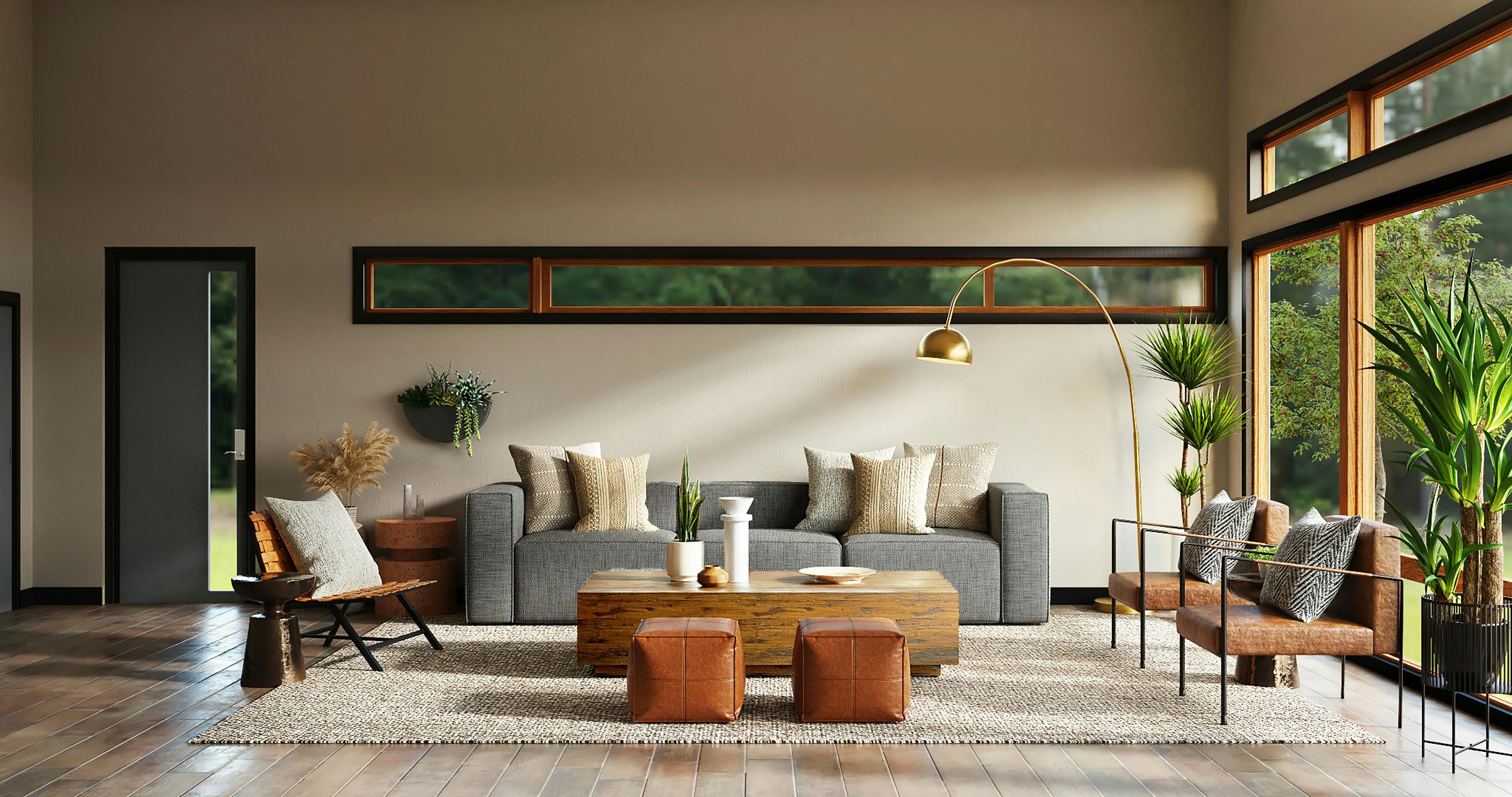 Luxury architectural natural light